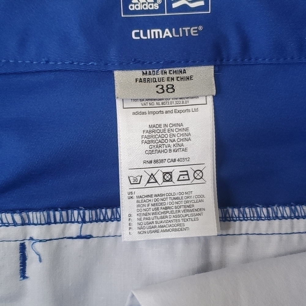 Mens Adidas Climalite Shorts Sz 38 - Picture 2 of 4